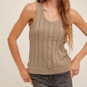 Cozy Ribbed Sweater Vest
